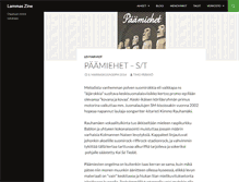 Tablet Screenshot of lammaszine.fi